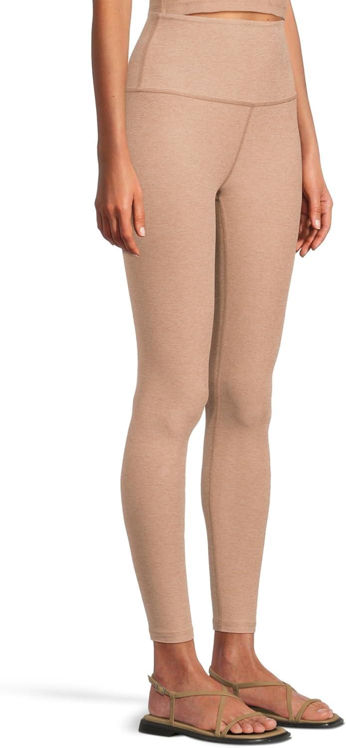 imageBeyond Yoga Womens Spacedye Caught in The Midi High Waisted LeggingDesert Sand Heather