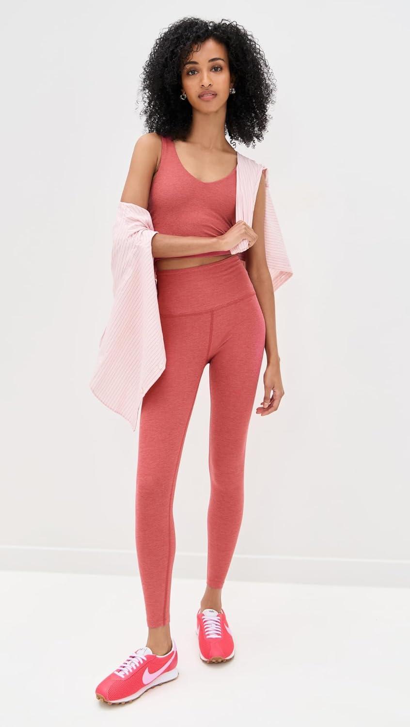 imageBeyond Yoga Womens Spacedye Caught in The Midi High Waisted LeggingFaded Rose Heather