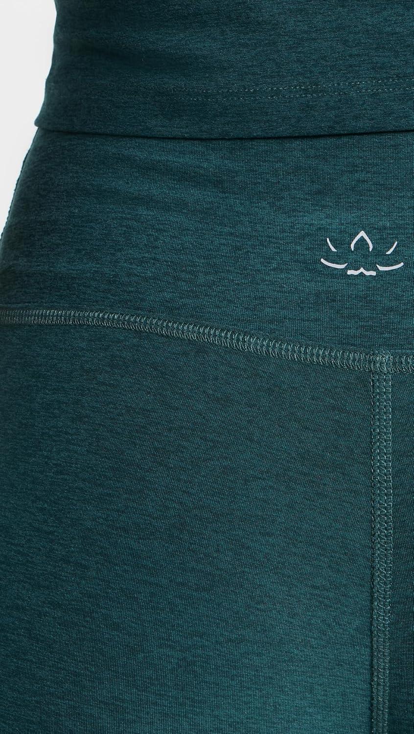 imageBeyond Yoga Womens Spacedye Caught in The Midi High Waisted LeggingMidnight Green Heather