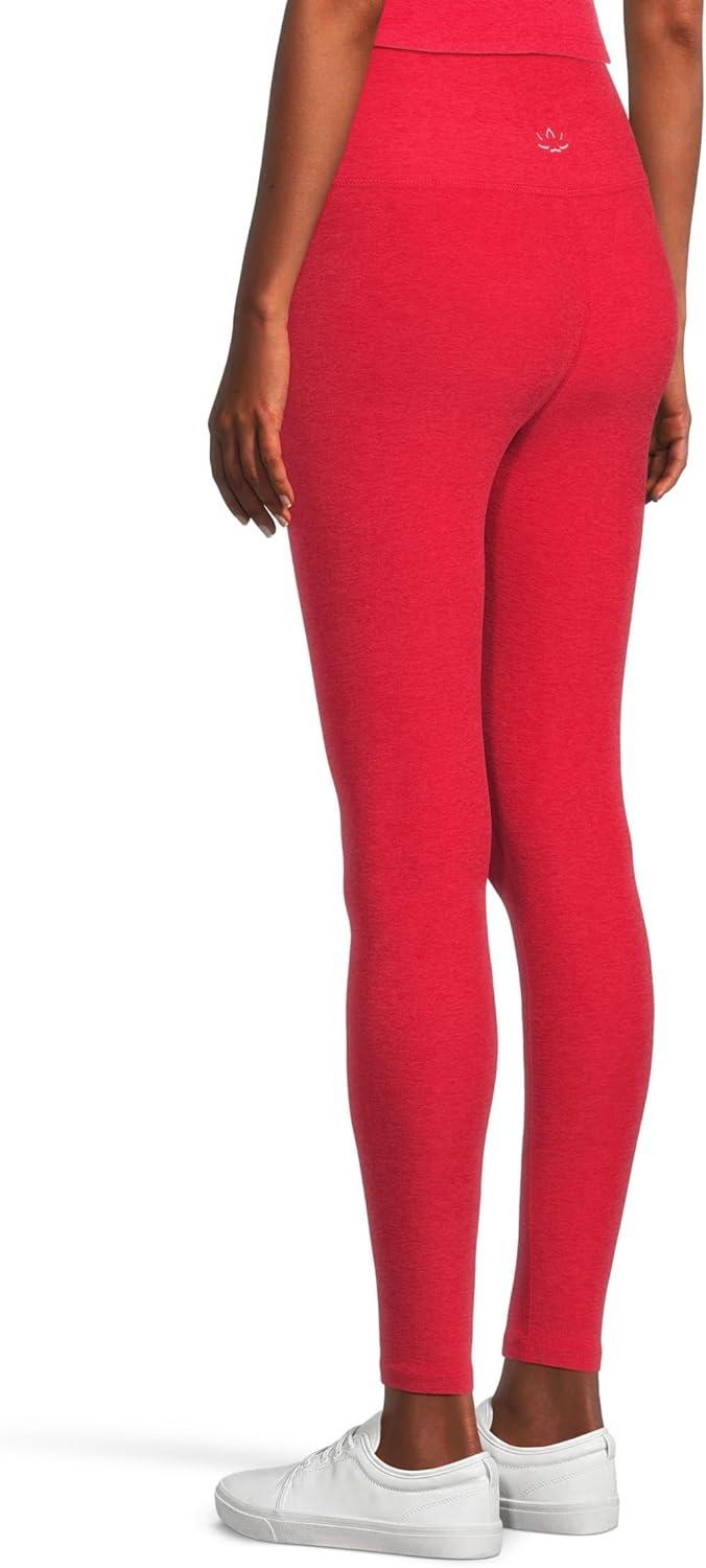 imageBeyond Yoga Womens Spacedye Caught in The Midi High Waisted LeggingRuby Red Heather