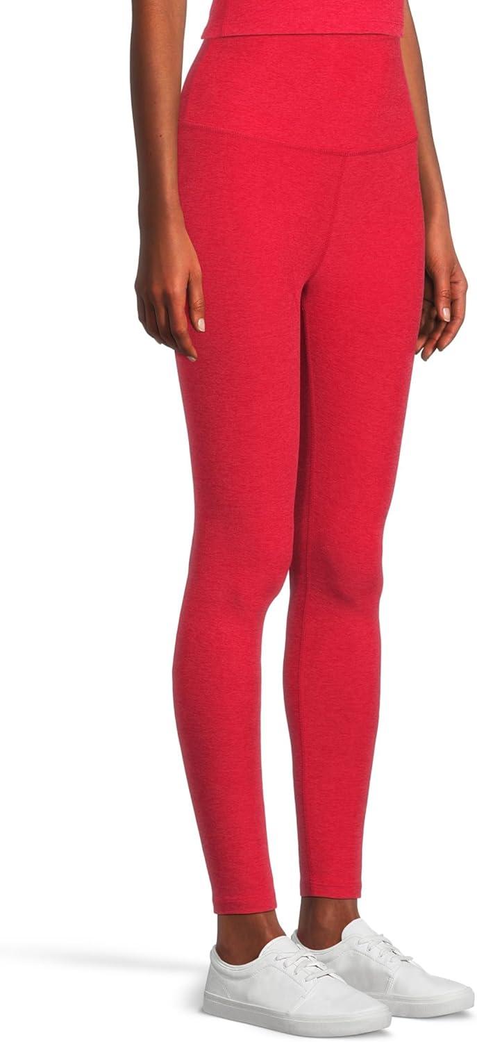 imageBeyond Yoga Womens Spacedye Caught in The Midi High Waisted LeggingRuby Red Heather