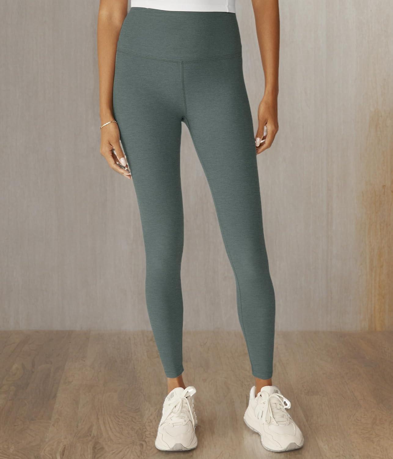 imageBeyond Yoga Womens Spacedye Caught in The Midi High Waisted LeggingStorm Heather