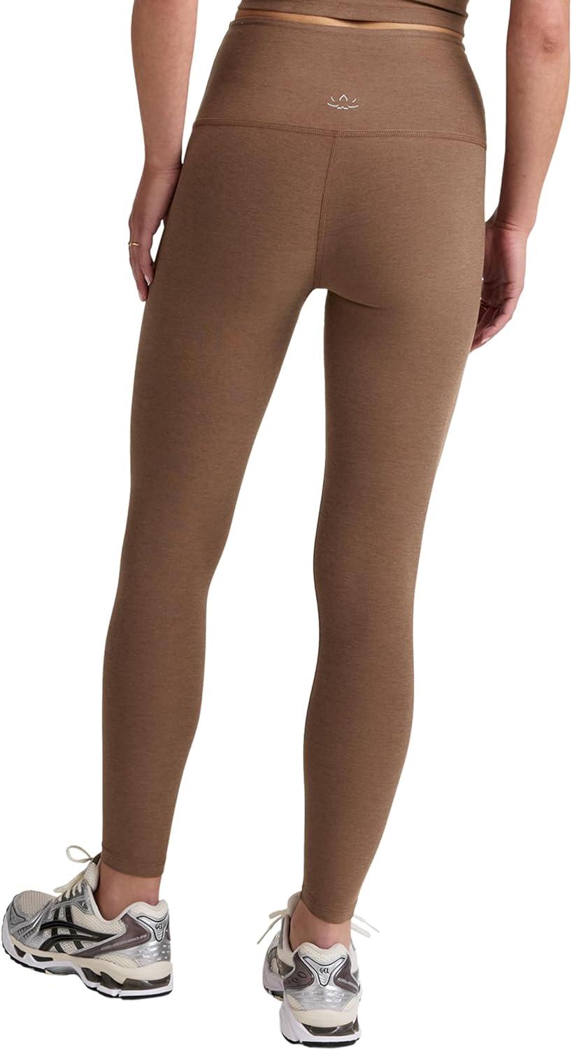 imageBeyond Yoga Womens Spacedye Caught in The Midi High Waisted LeggingTrue Chocolate Heather