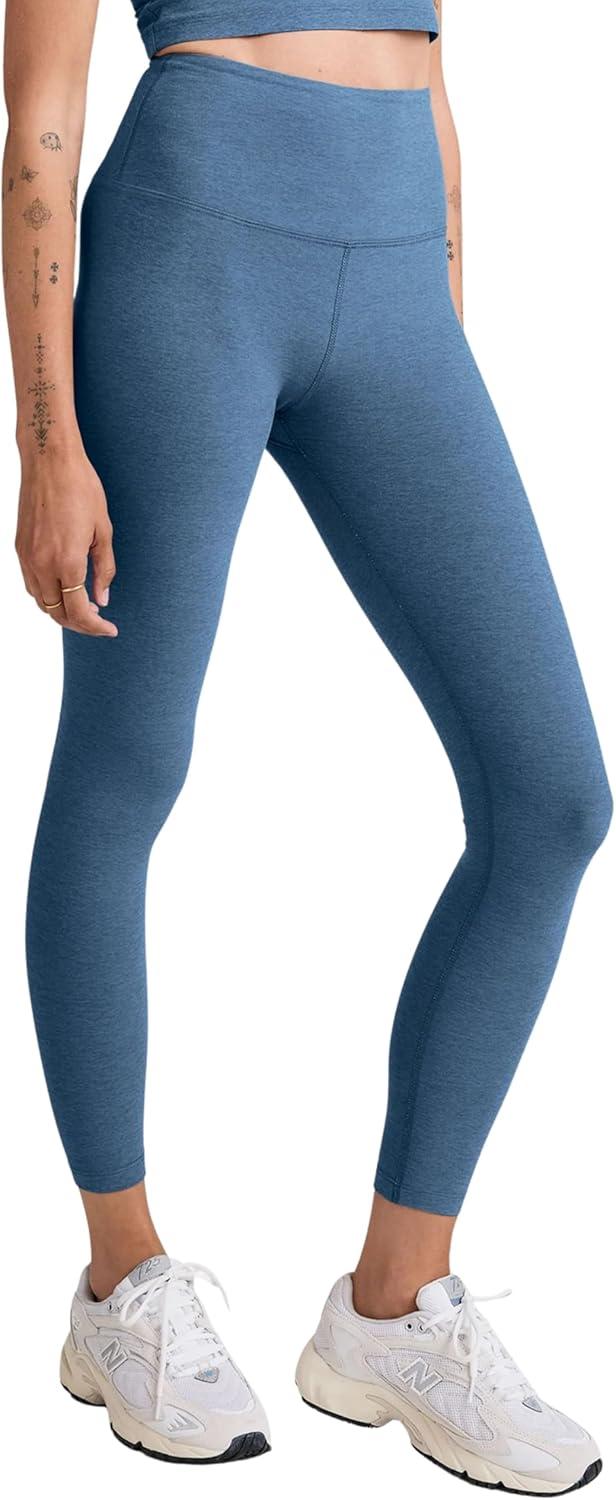imageBeyond Yoga Womens Spacedye Caught in The Midi High Waisted LeggingWashed Denim