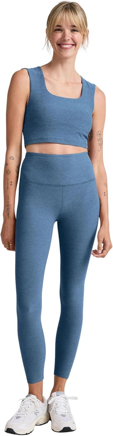 imageBeyond Yoga Womens Spacedye Caught in The Midi High Waisted LeggingWashed Denim