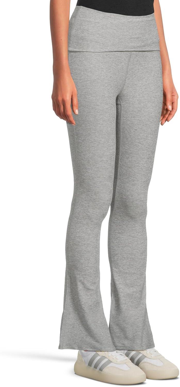 imageBeyond Yoga Womens Spacedye Foldover Bootcut PantSilver Mist