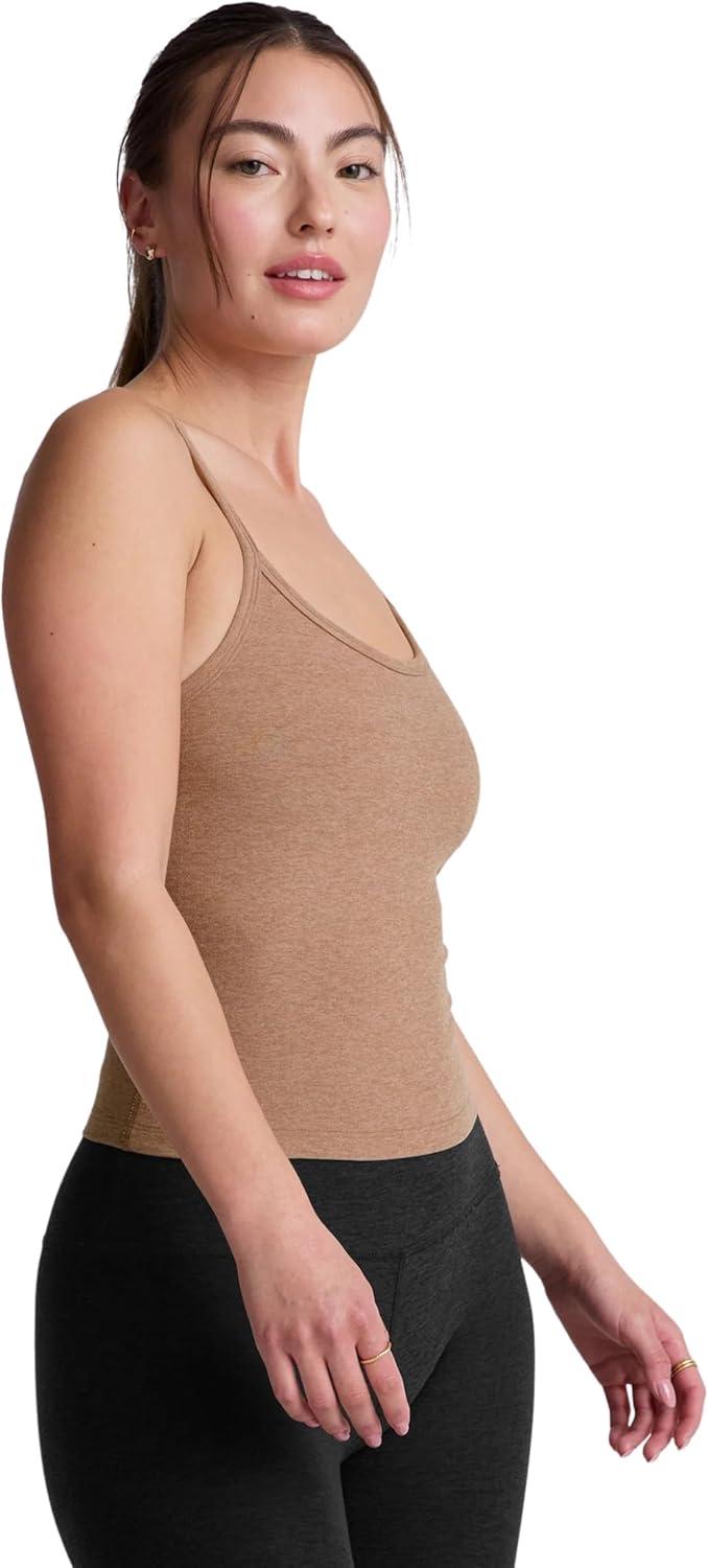 imageBeyond Yoga Womens Spacedye Forever TankDesert Sand Heather
