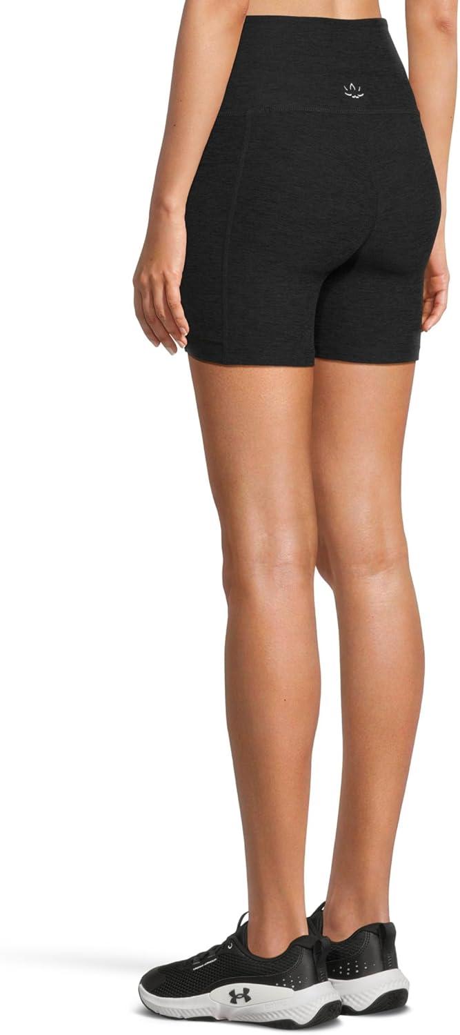 imageBeyond Yoga Womens Spacedye Go Pocket 5quot ShortDarkest Night