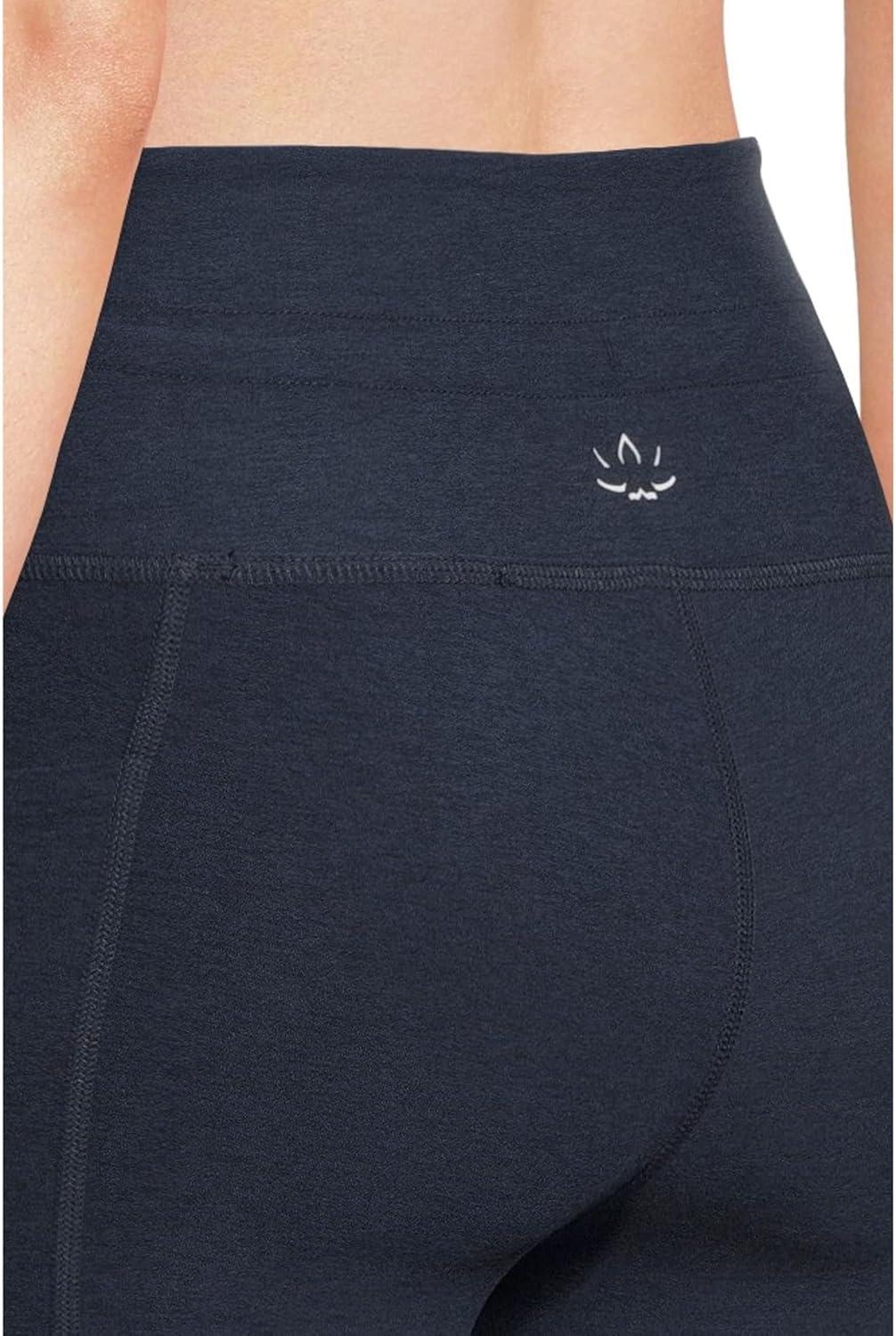 imageBeyond Yoga Womens Spacedye Go Pocket 5quot ShortNocturnal Navy