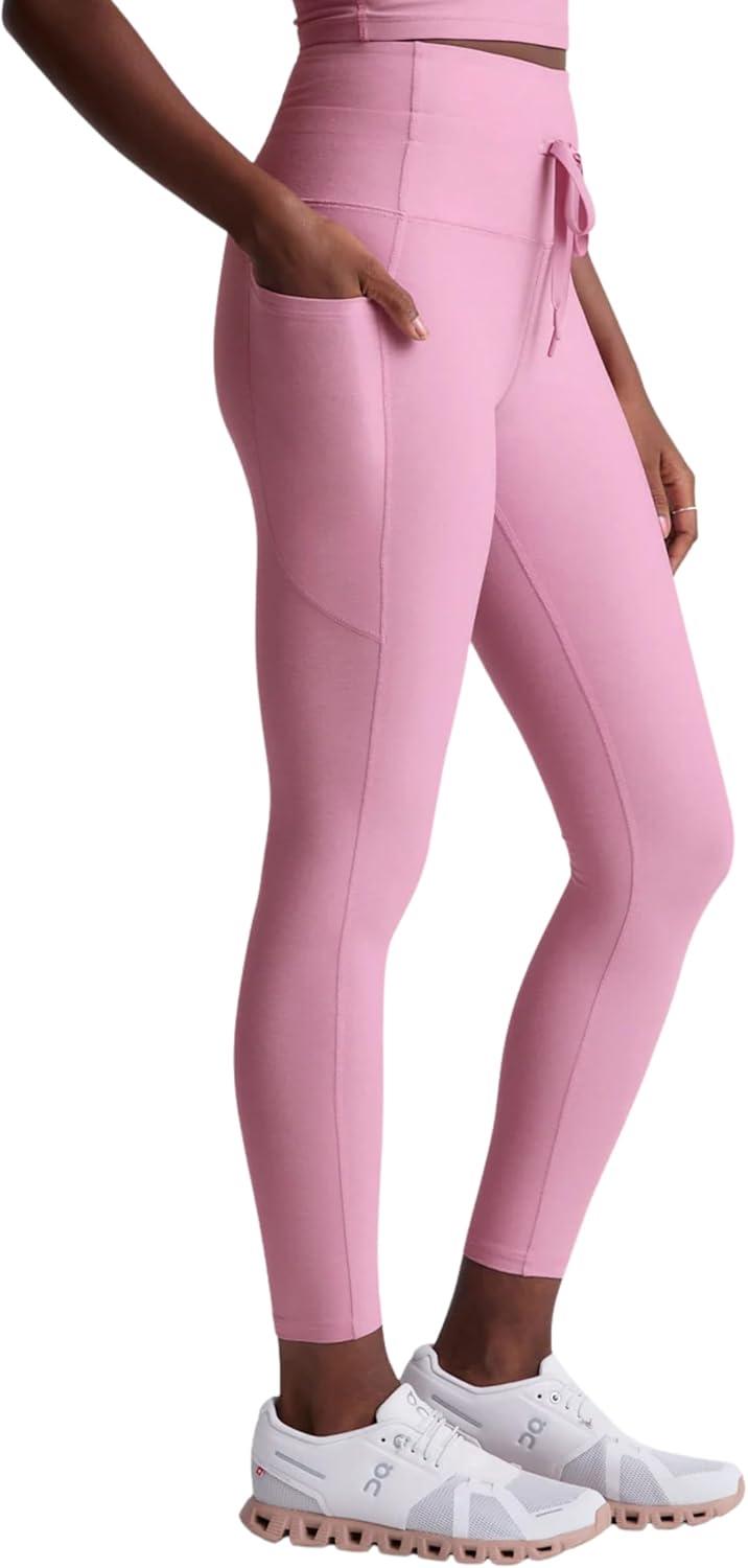 imageBeyond Yoga Womens Spacedye Go Pocket Midi LeggingPink Haze Heather