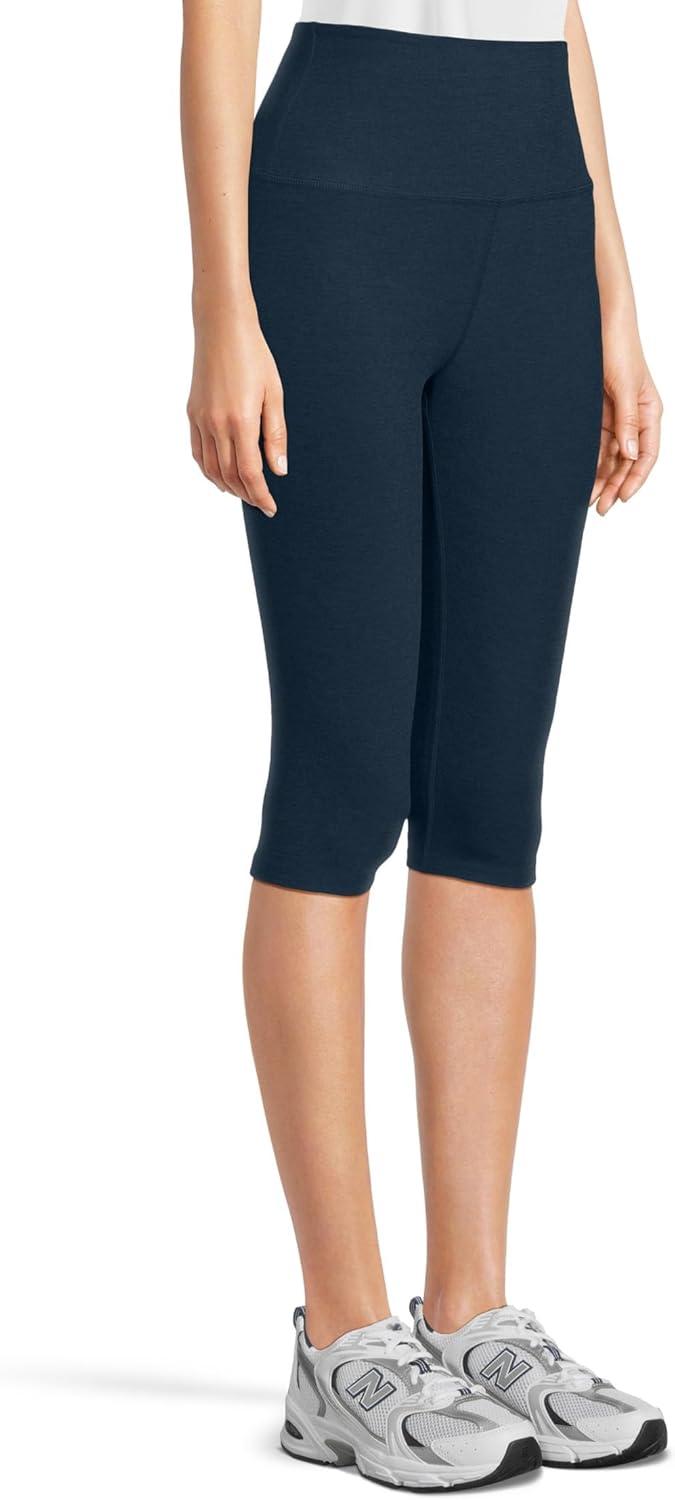 imageBeyond Yoga Womens Spacedye High Waisted Pedal Pusher LeggingsNocturnal Navy