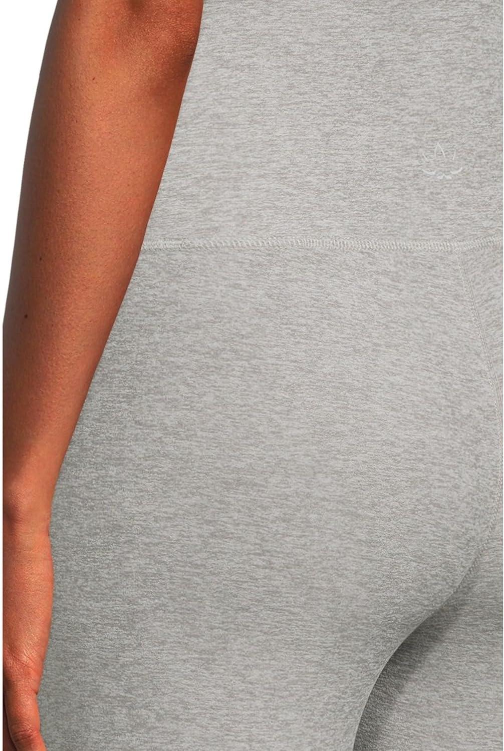 imageBeyond Yoga Womens Spacedye High Waisted Pedal Pusher LeggingsSilver Mist