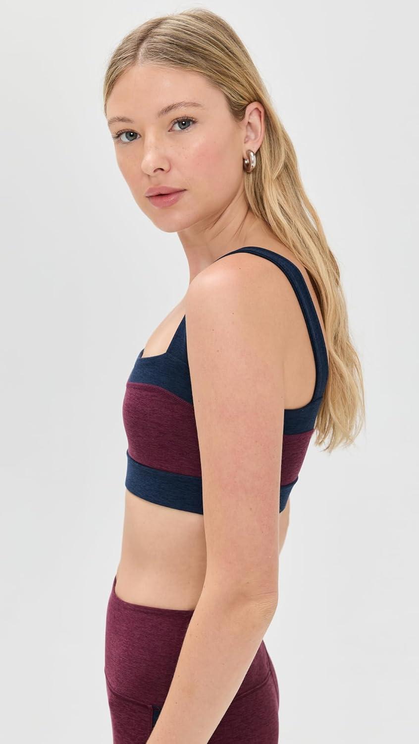 imageBeyond Yoga Womens Spacedye Horizon Colorblock BraMidnight BurgundyNocturnal