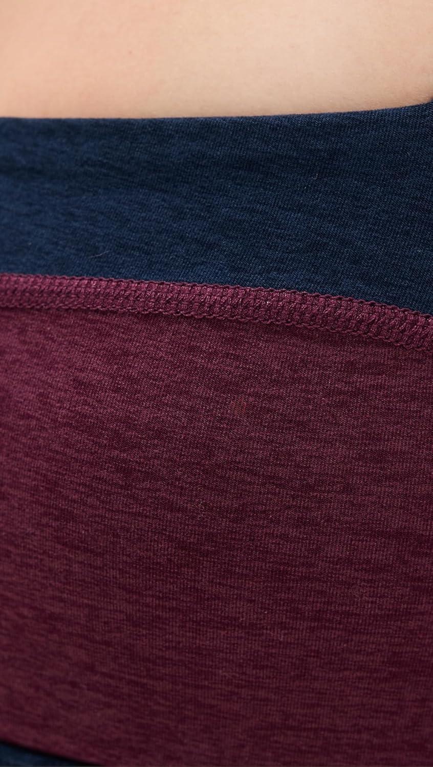 imageBeyond Yoga Womens Spacedye Horizon Colorblock BraMidnight BurgundyNocturnal