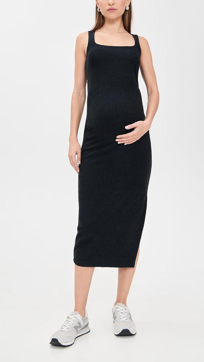 imageBeyond Yoga Womens Spacedye Icon Maternity DressDarkest Night