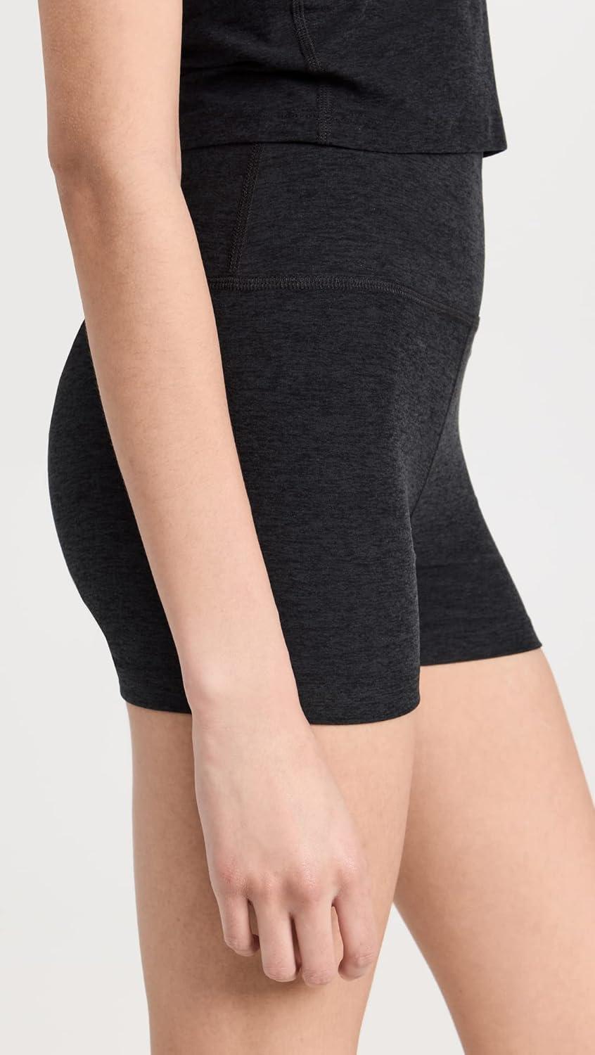 imageBeyond Yoga Womens Spacedye Keep Pace 3quot ShortsDarkest Night