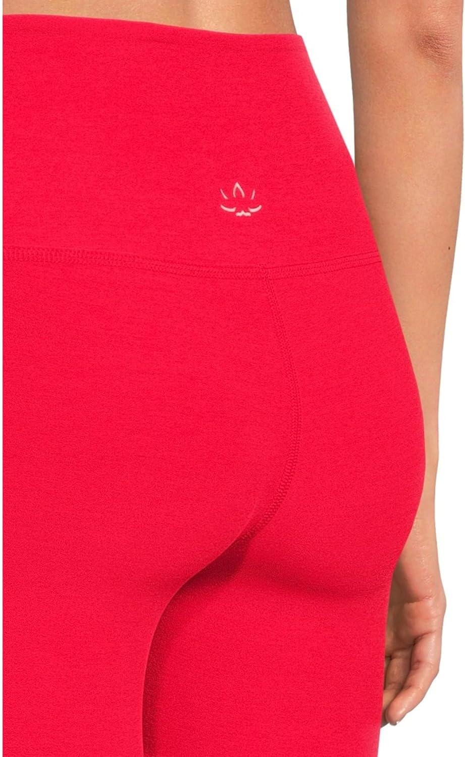 imageBeyond Yoga Womens Spacedye Keep Pace 5quot ShortCandy Apple Red Heather
