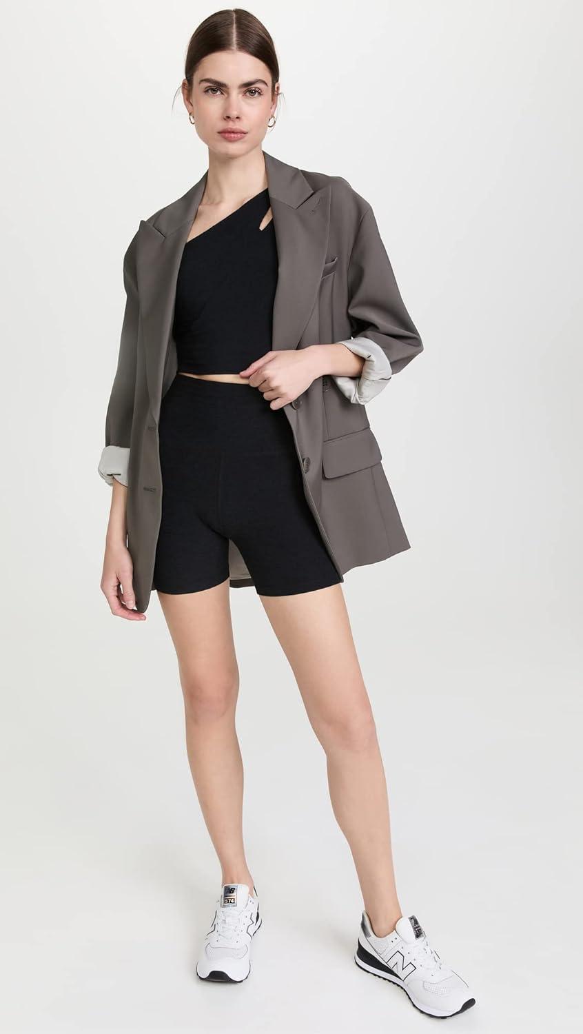 imageBeyond Yoga Womens Spacedye Keep Pace 5quot ShortDarkest Night