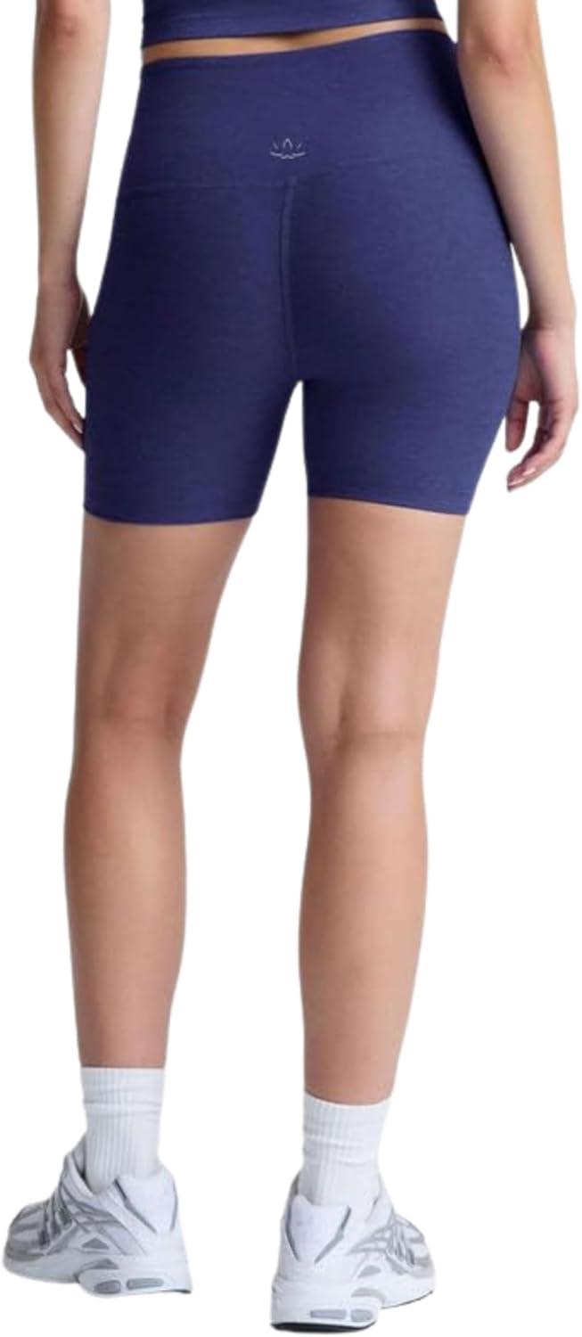 imageBeyond Yoga Womens Spacedye Keep Pace 5quot ShortEternal Blue Heather