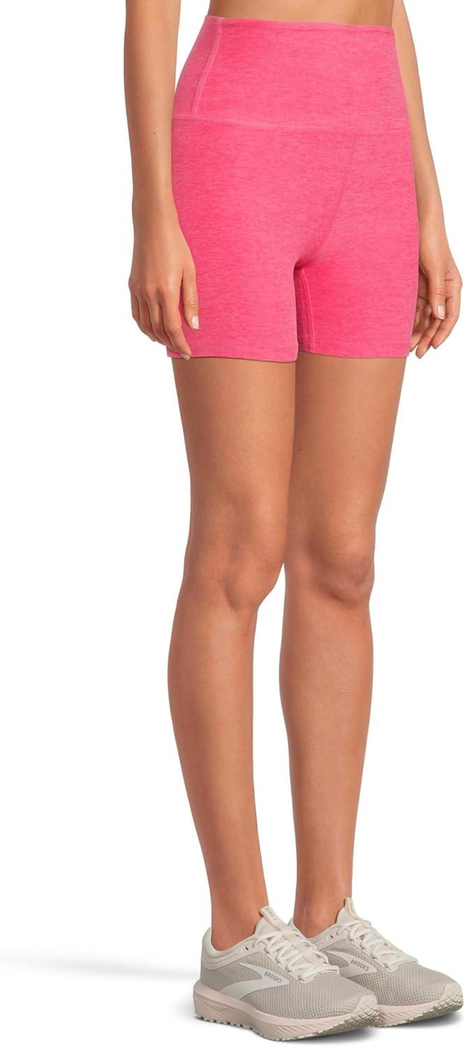 imageBeyond Yoga Womens Spacedye Keep Pace 5quot ShortVivid Pink Heather