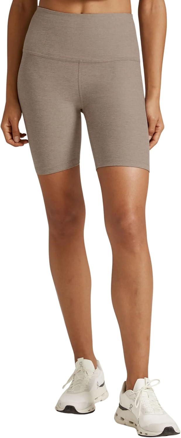 imageBeyond Yoga Womens Spacedye Keep Pace 7quot ShortBirch Heather