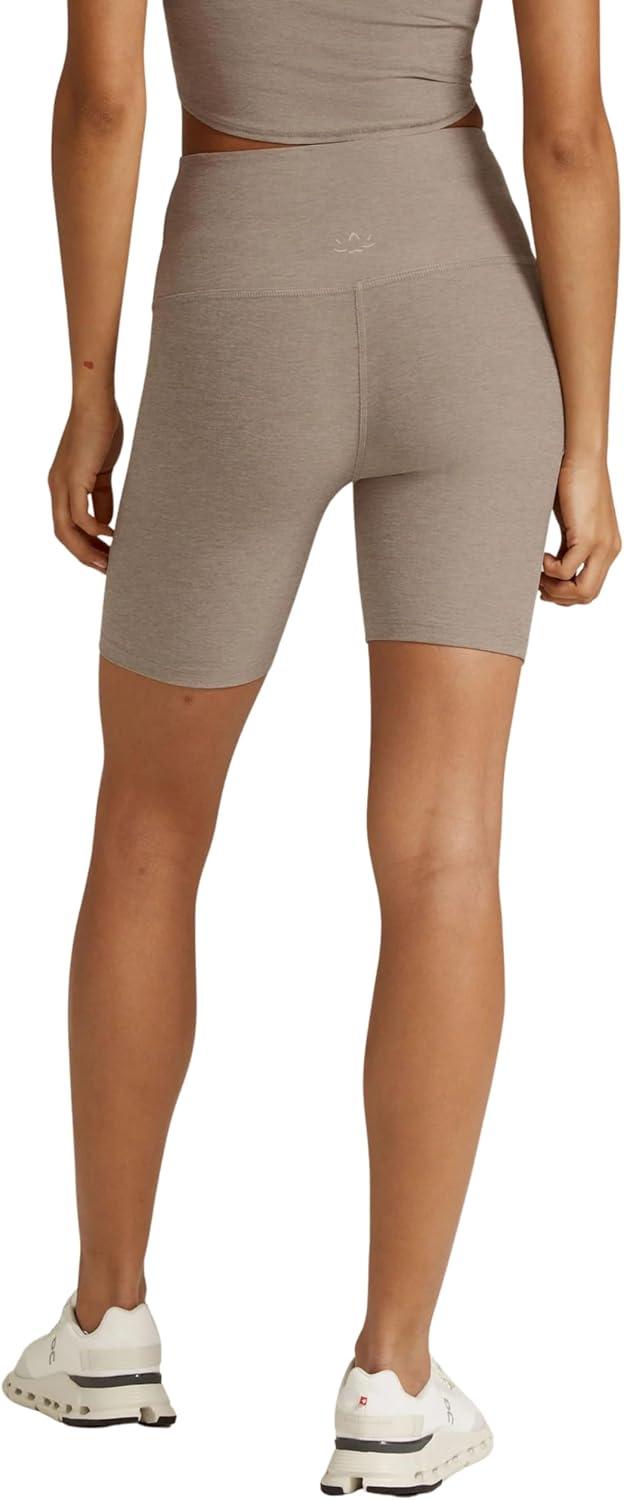 imageBeyond Yoga Womens Spacedye Keep Pace 7quot ShortBirch Heather