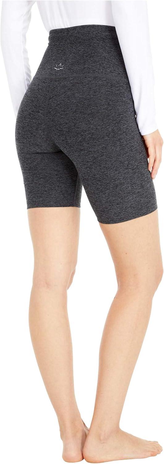 imageBeyond Yoga Womens Spacedye Keep Pace 7quot ShortBlackCharcoal