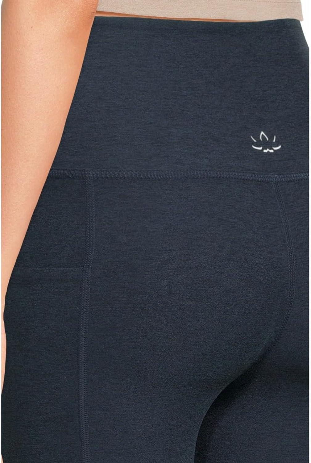 imageBeyond Yoga Womens Spacedye Keep Pace Pocket 5quot ShortsNocturnal Navy