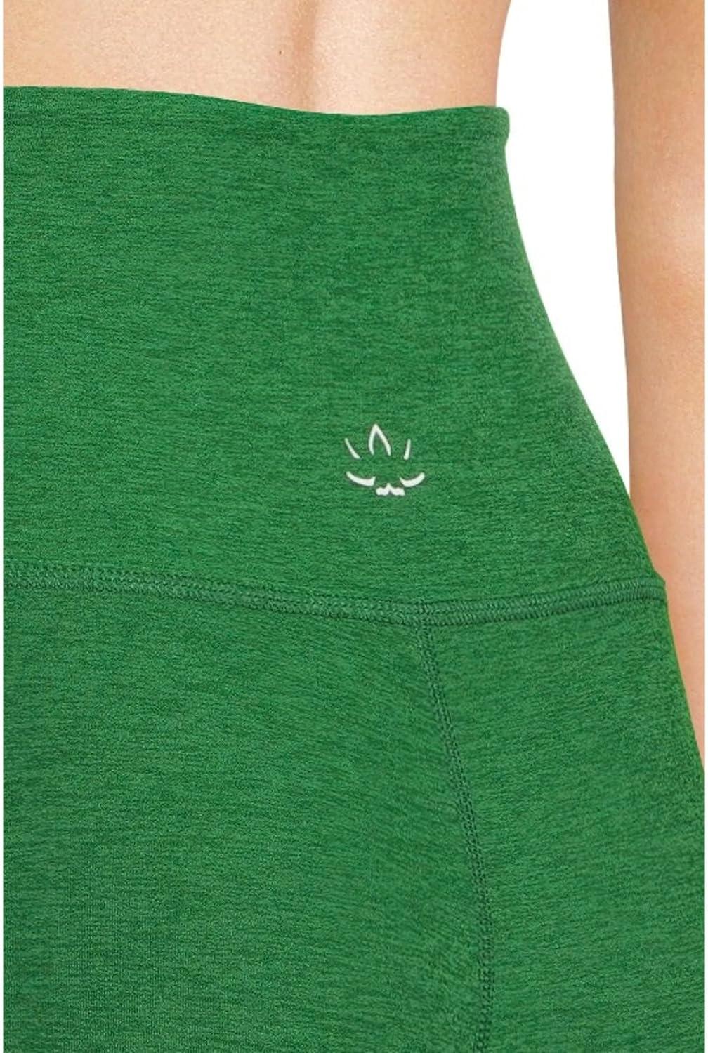imageBeyond Yoga Womens Spacedye Keep Pace Pocket 5quot ShortsSummer Thyme Green Heather