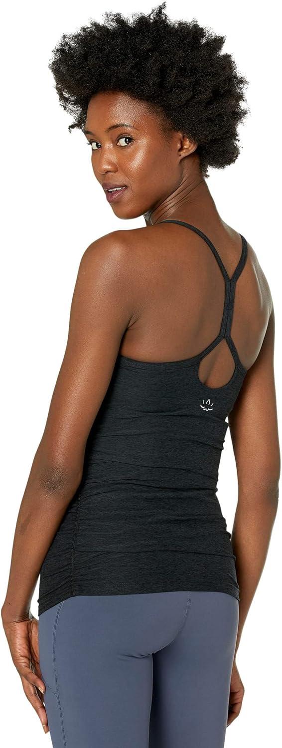 imageBeyond Yoga Womens Spacedye Keep Your Cool Maternity Slim Racerback TankDarkest Night