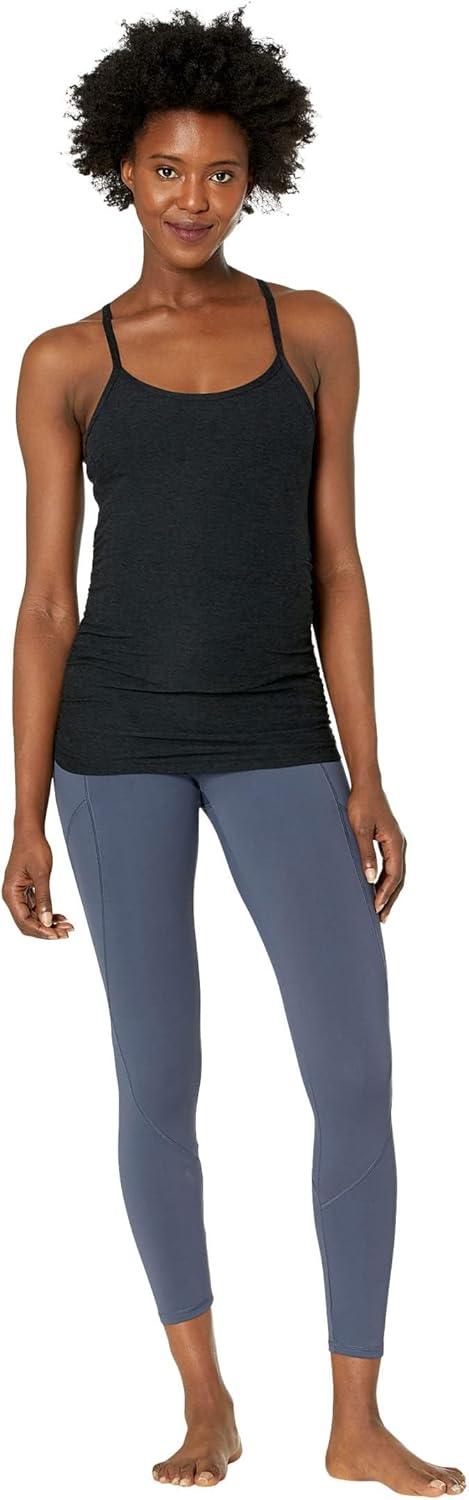 imageBeyond Yoga Womens Spacedye Keep Your Cool Maternity Slim Racerback TankDarkest Night