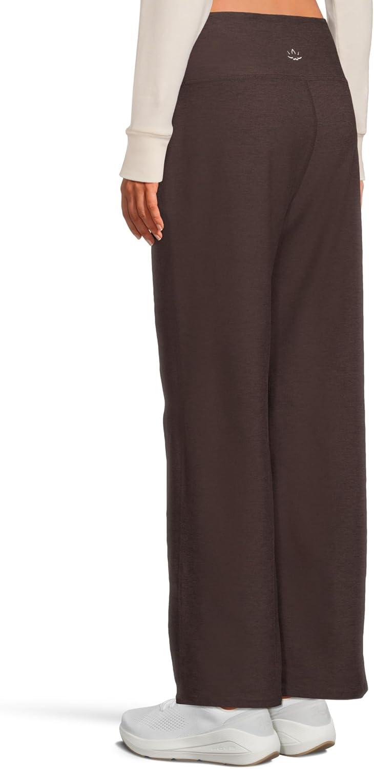 imageBeyond Yoga Womens Spacedye Laid Back PantDark Chocolate Heather
