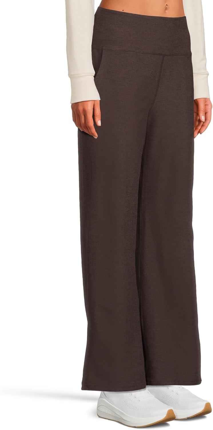 imageBeyond Yoga Womens Spacedye Laid Back PantDark Chocolate Heather