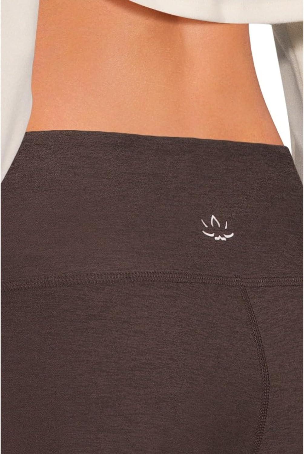 imageBeyond Yoga Womens Spacedye Laid Back PantDark Chocolate Heather