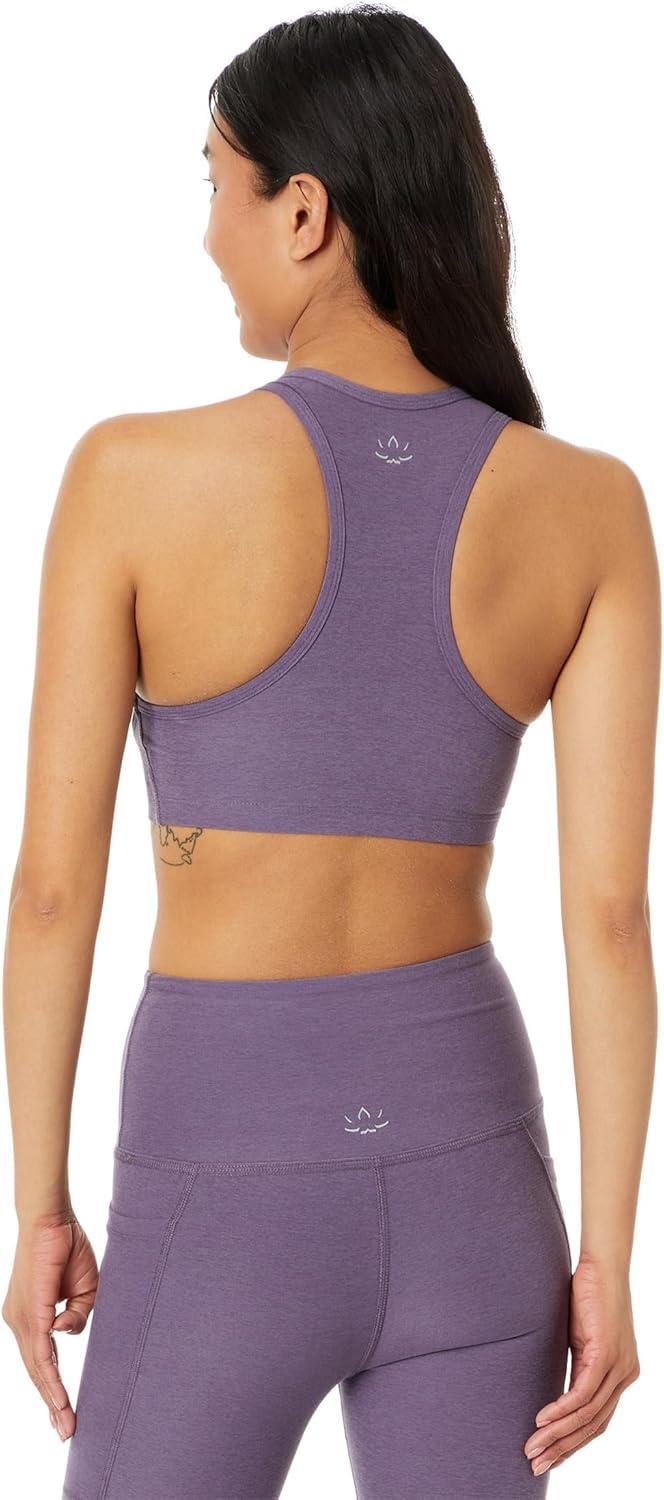 imageBeyond Yoga Womens Spacedye Lift Your Spirits BraPurple Haze Heather