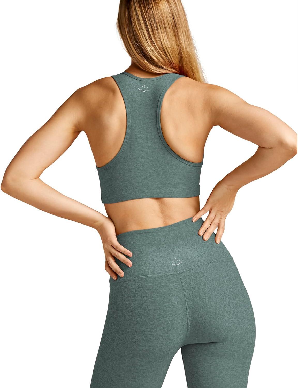 imageBeyond Yoga Womens Spacedye Lift Your Spirits BraStorm Heather