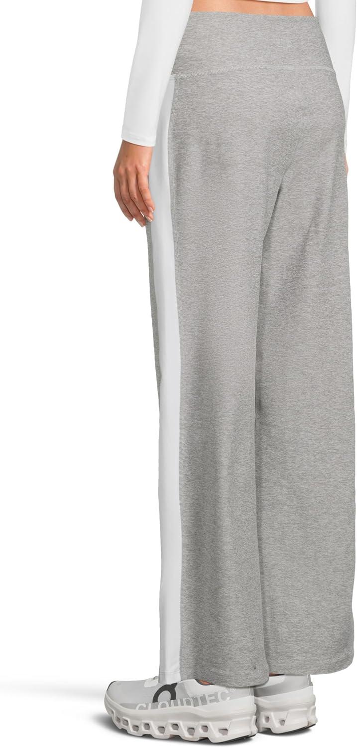 imageBeyond Yoga Womens Spacedye Line Up Wide Leg PantSilver MistCloud White