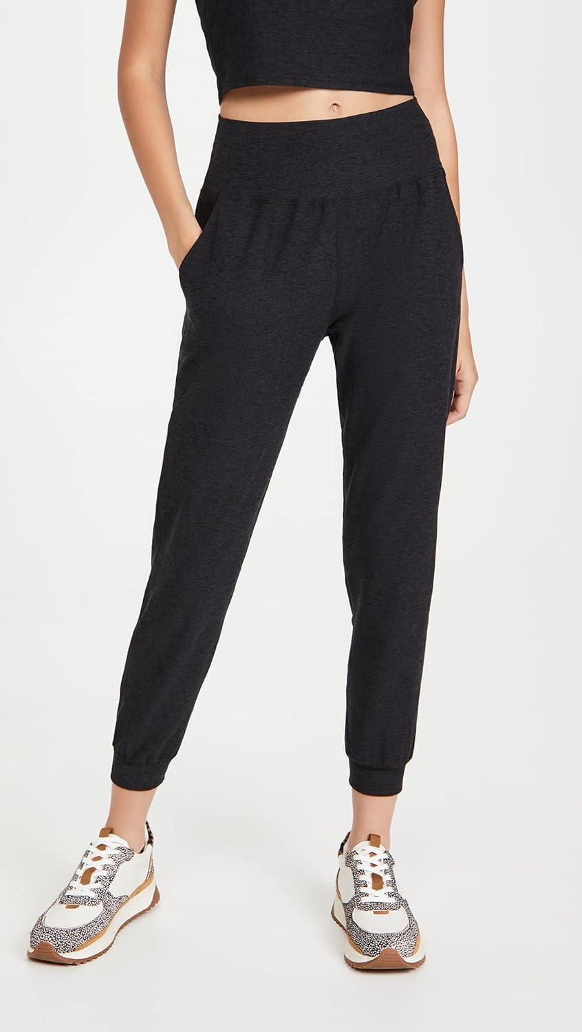 imageBeyond Yoga Womens Spacedye Midi JoggerDarkest Night