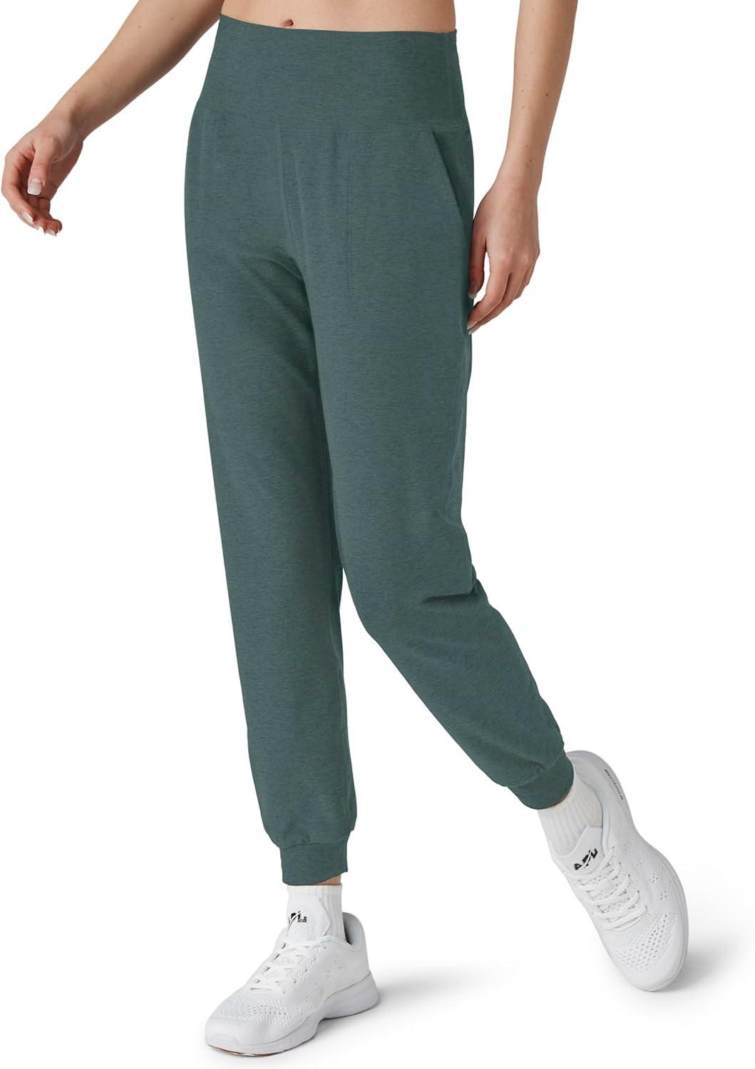 imageBeyond Yoga Womens Spacedye Midi JoggerStorm Heather