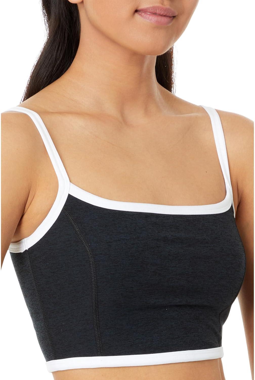 imageBeyond Yoga Womens Spacedye New Moves High Cropped TankDarkest Night