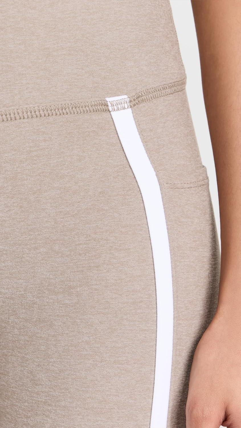 imageBeyond Yoga Womens Spacedye New Moves High Waisted Midi LeggingsBirchCloud White