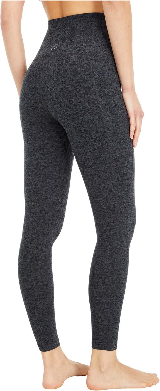 imageBeyond Yoga Womens Spacedye Out of Pocket HighWaisted Midi LeggingBlackcharcoal