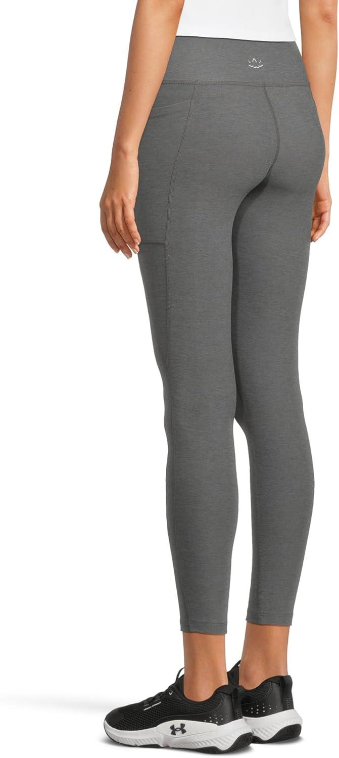 imageBeyond Yoga Womens Spacedye Out of Pocket HighWaisted Midi LeggingTrue Gray Heather