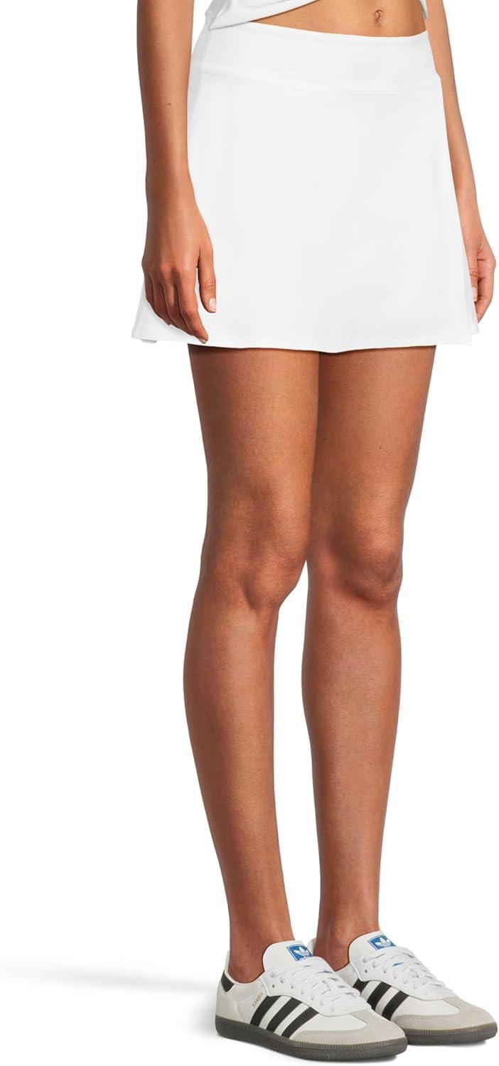 imageBeyond Yoga Womens Spacedye Points Crossover SkirtCloud White