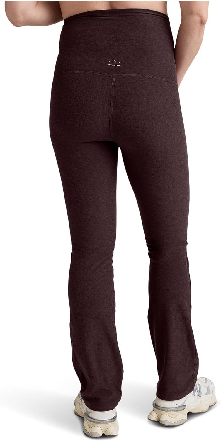 imageBeyond Yoga Womens Spacedye Practice Maternity PantsDark Chocolate Heather