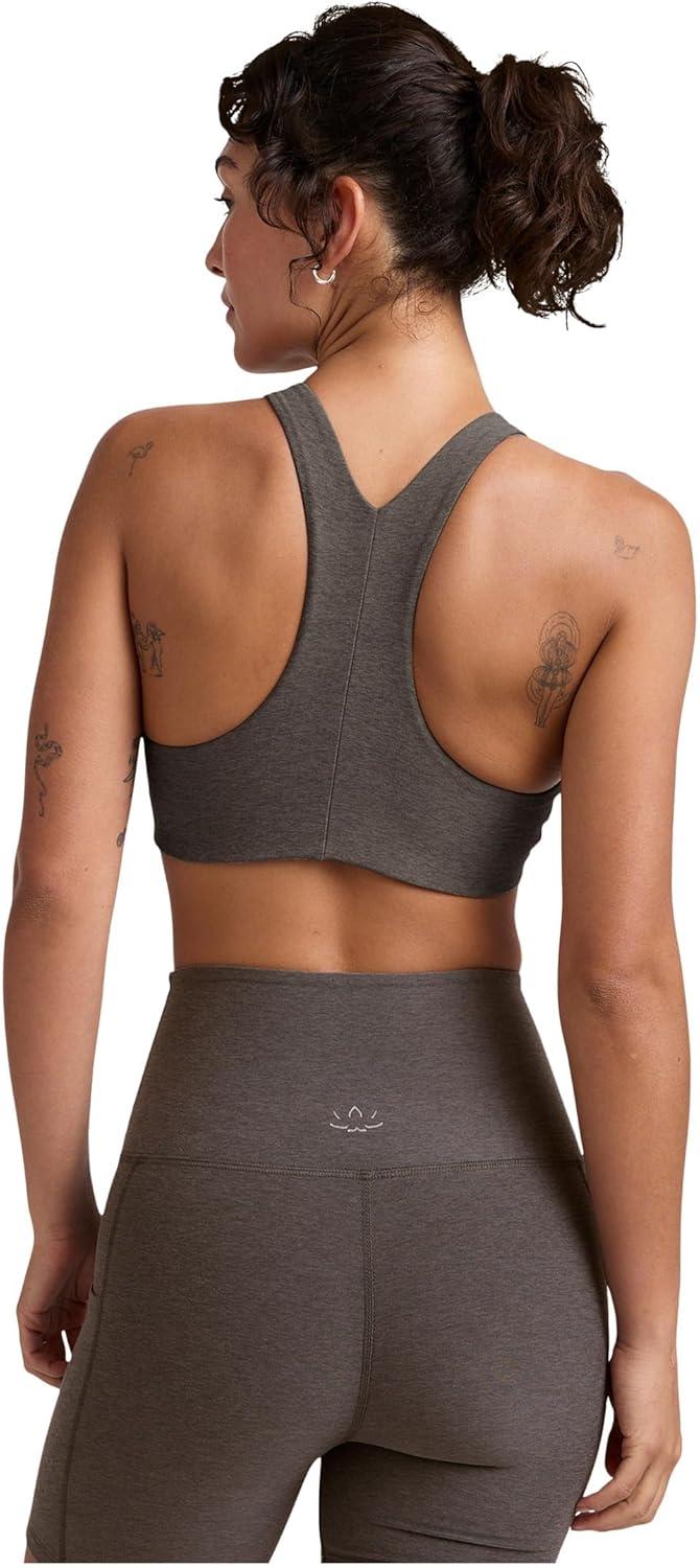 imageBeyond Yoga Womens Spacedye Refocus BraTrue Gray Heather