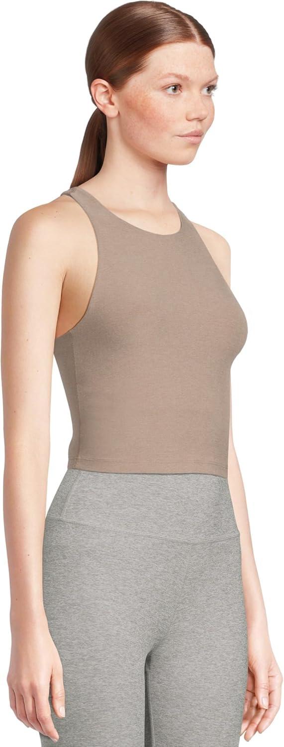 imageBeyond Yoga Womens Spacedye Refocus Cropped TankBirch Heather