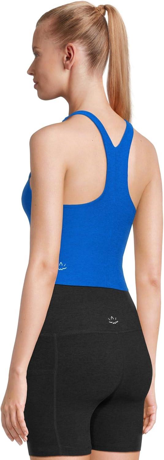 imageBeyond Yoga Womens Spacedye Refocus Cropped TankCourt Blue Heather
