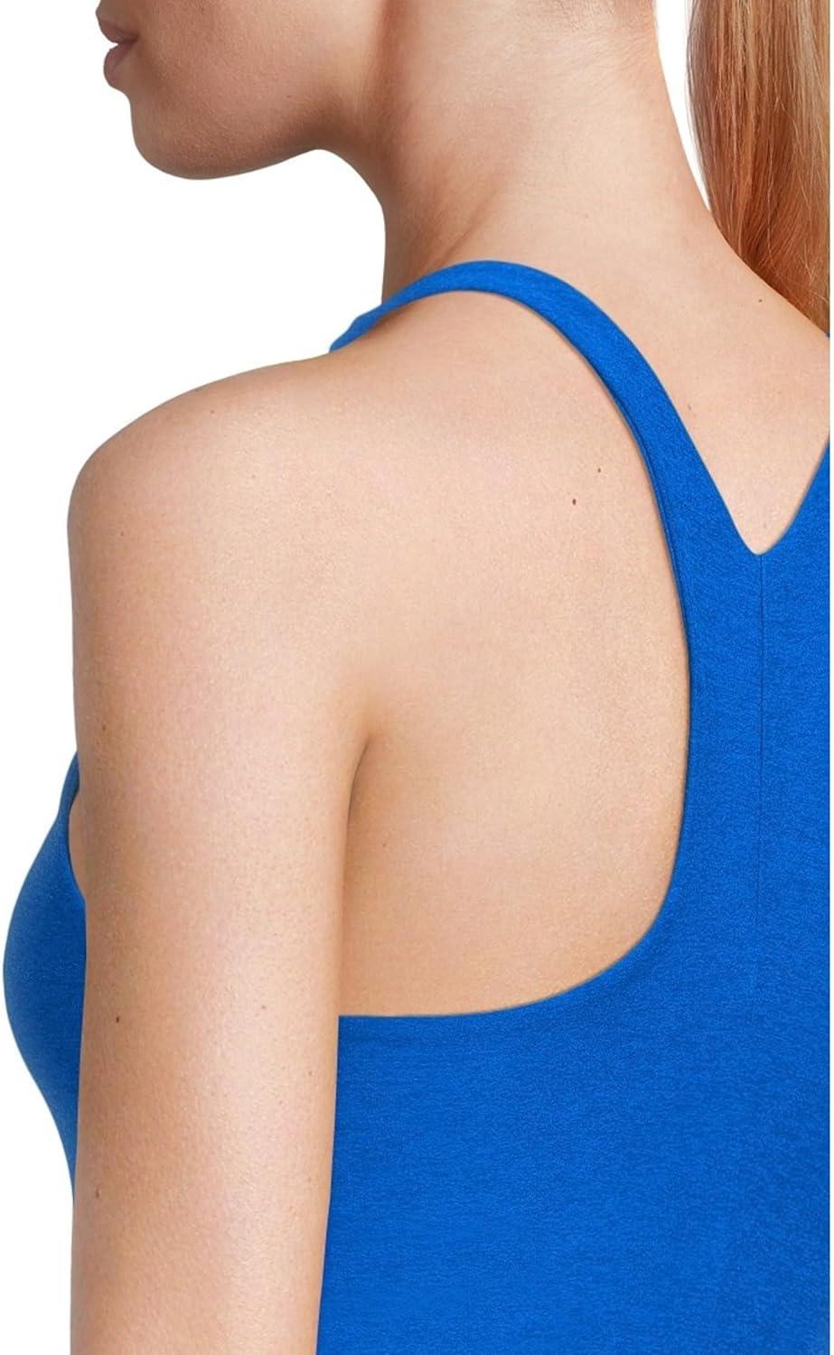imageBeyond Yoga Womens Spacedye Refocus Cropped TankCourt Blue Heather