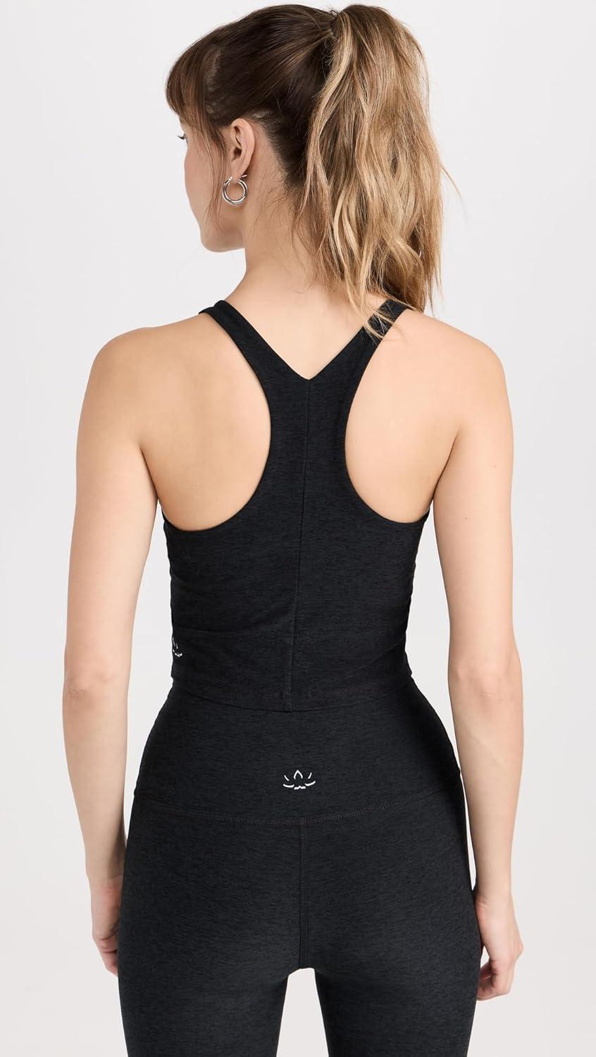 imageBeyond Yoga Womens Spacedye Refocus Cropped TankDarkest Night